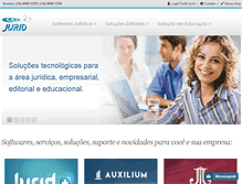 Tablet Screenshot of jurid.com.br